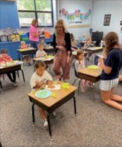 School Author Visit--arts project 2--St. Michael the Archangel Elementary School--Aug. 5, 2021